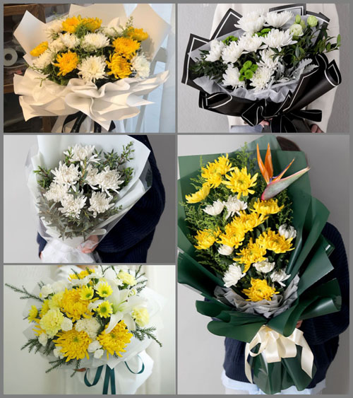 上海奉贤区柘林镇法华村白事花束代送